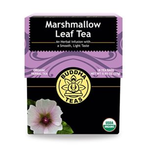 Organic Marshmallow Tea - Kosher, Caffeine Free, GMO-Free - 18 Bleach Free Tea Bags